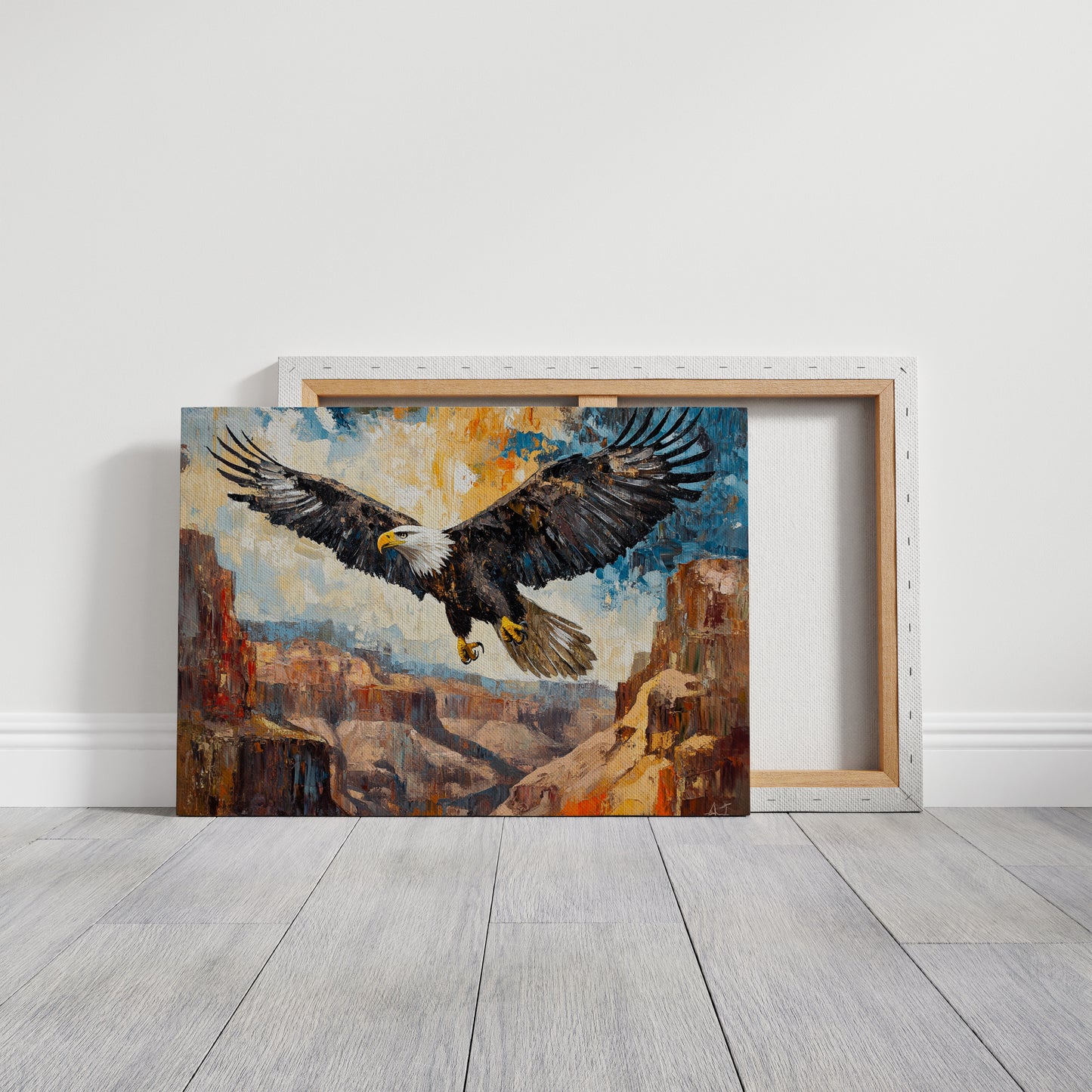Majestic Eagle Over Painted Canyons