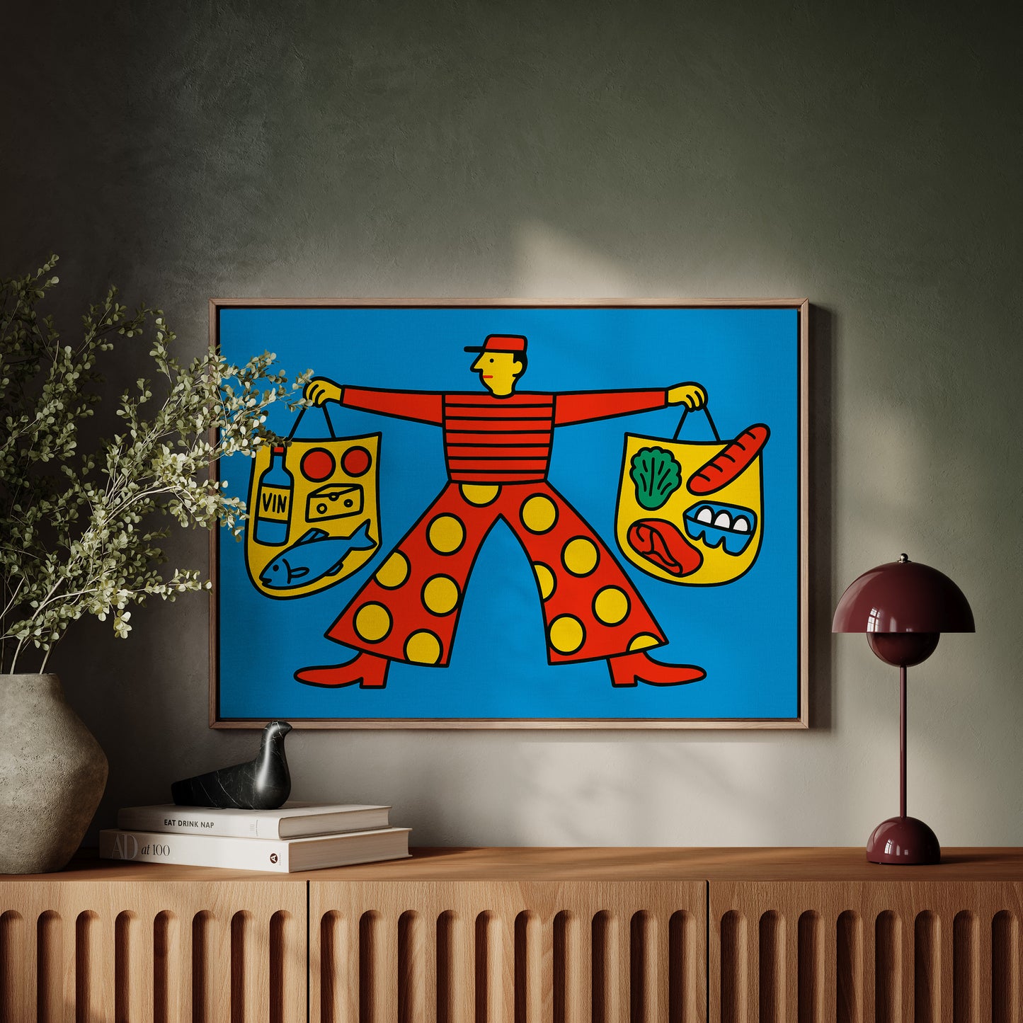 Grocery Run with French Flair