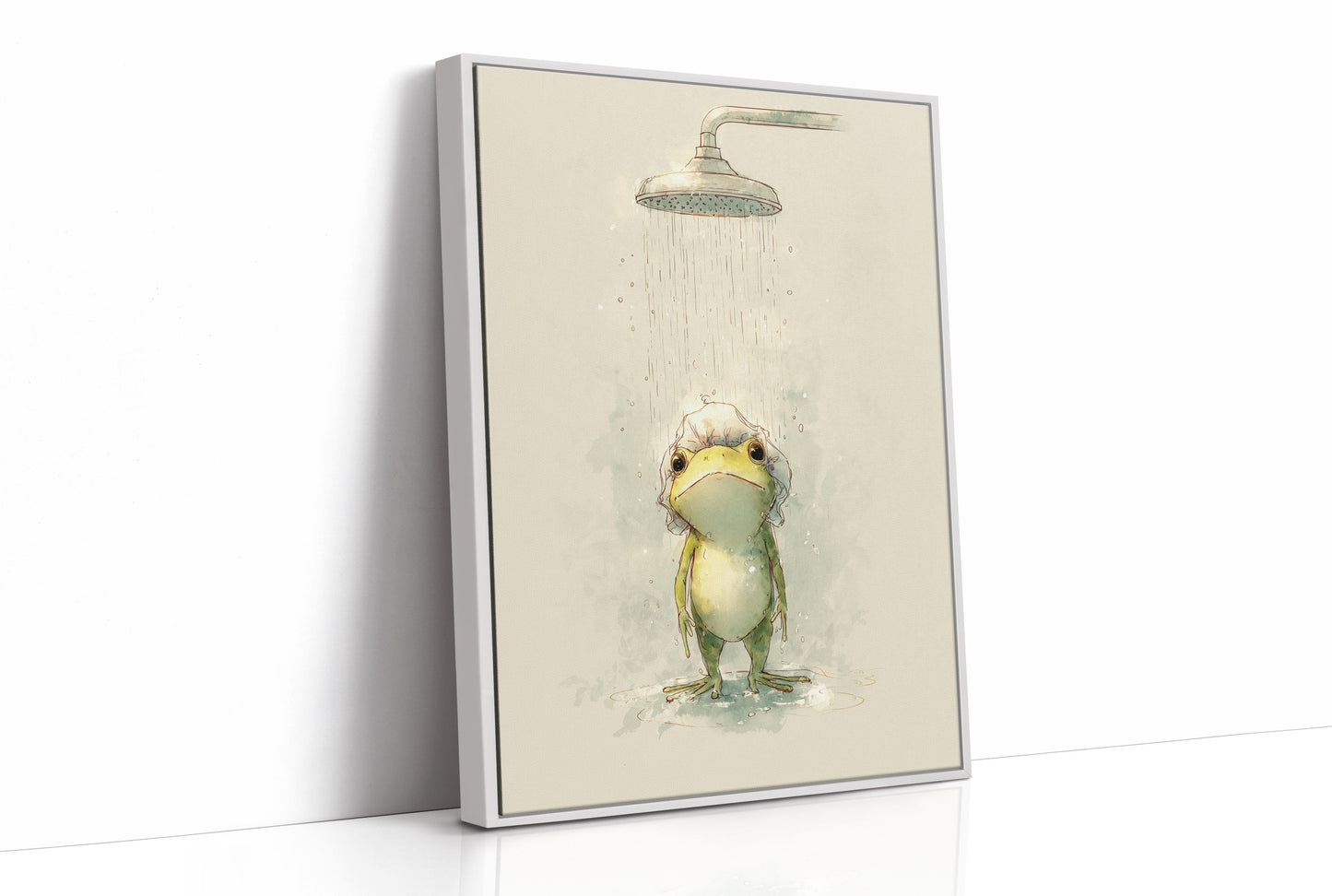 Reluctant Shower Toad's Morning Ritual