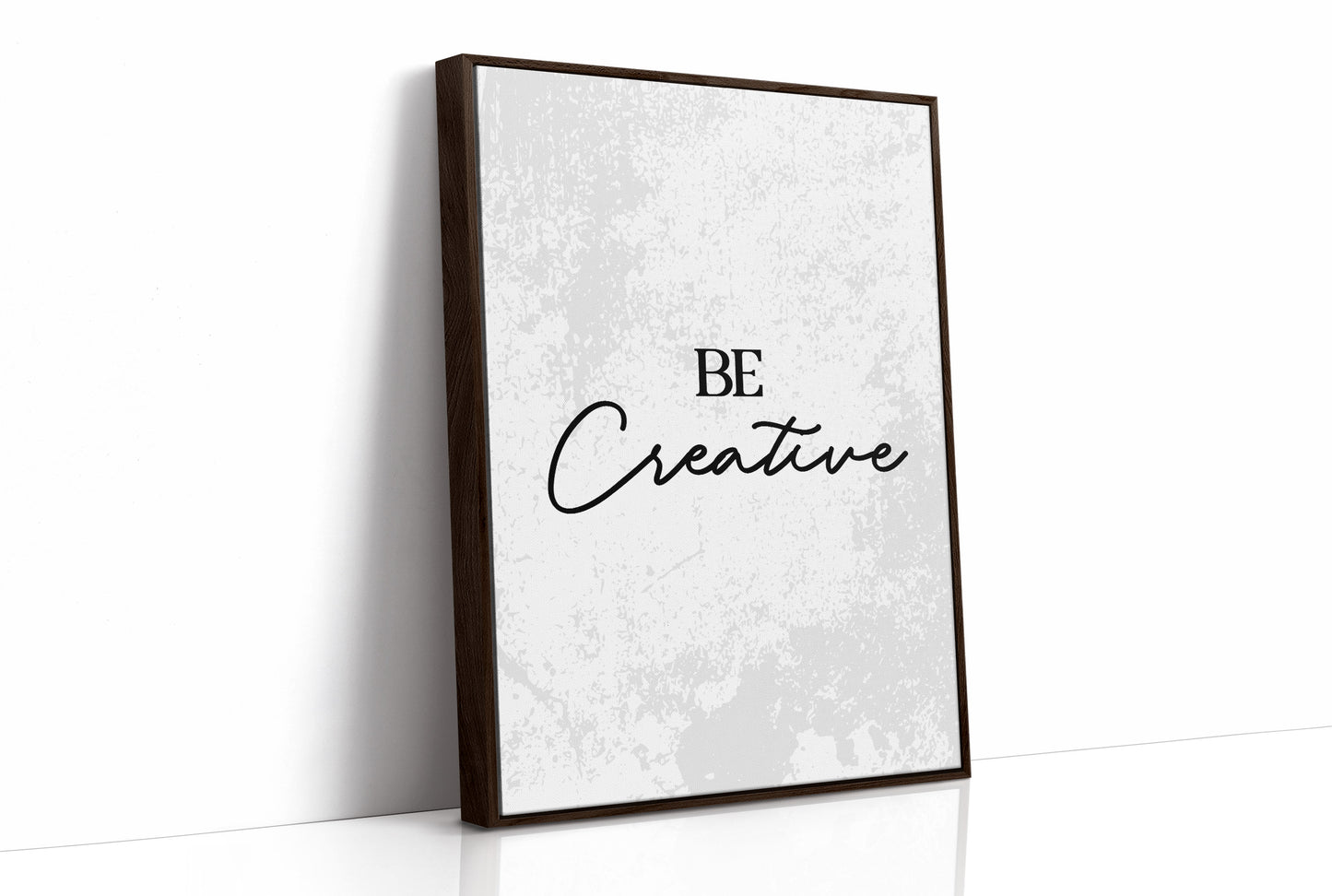 Be Creative Minimalist Inspirational Quote Print