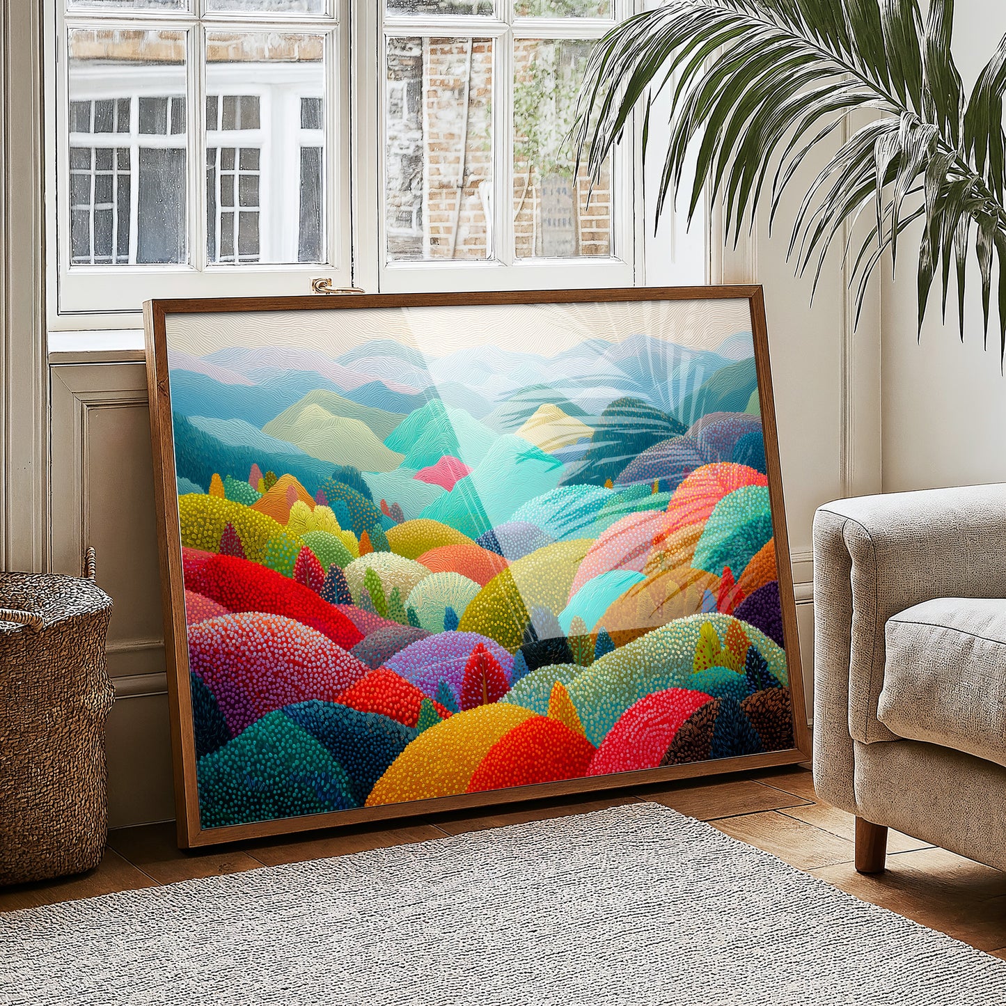 Rolling Hills Paint Summer's Rainbow Song