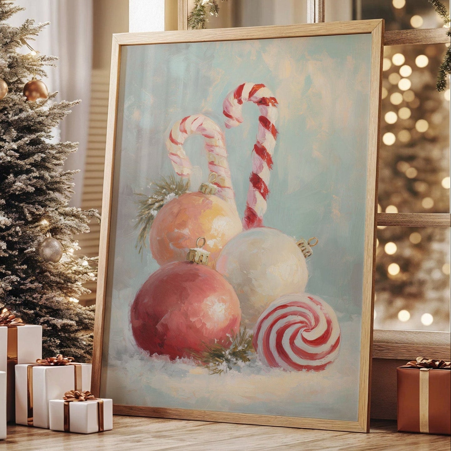 Peppermint Dreams In Morning Light