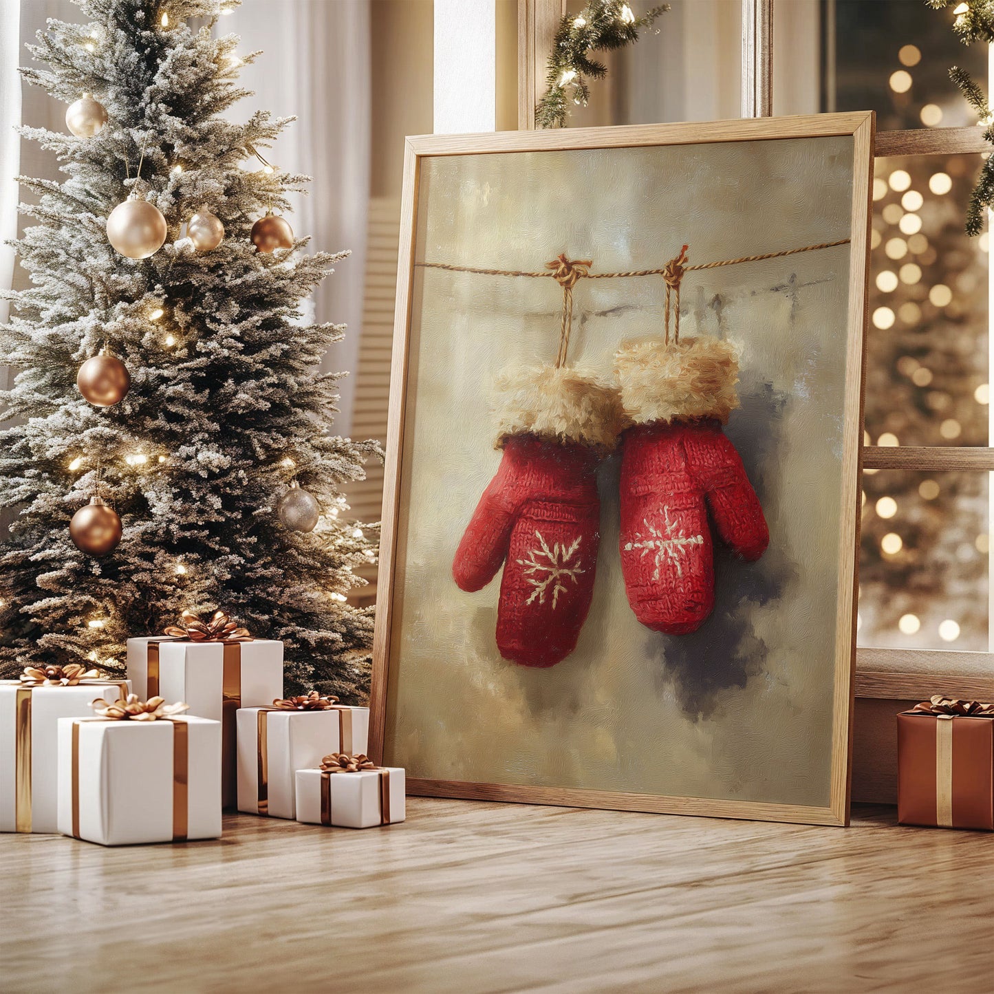 Warm Mittens Tell Winter's Tale