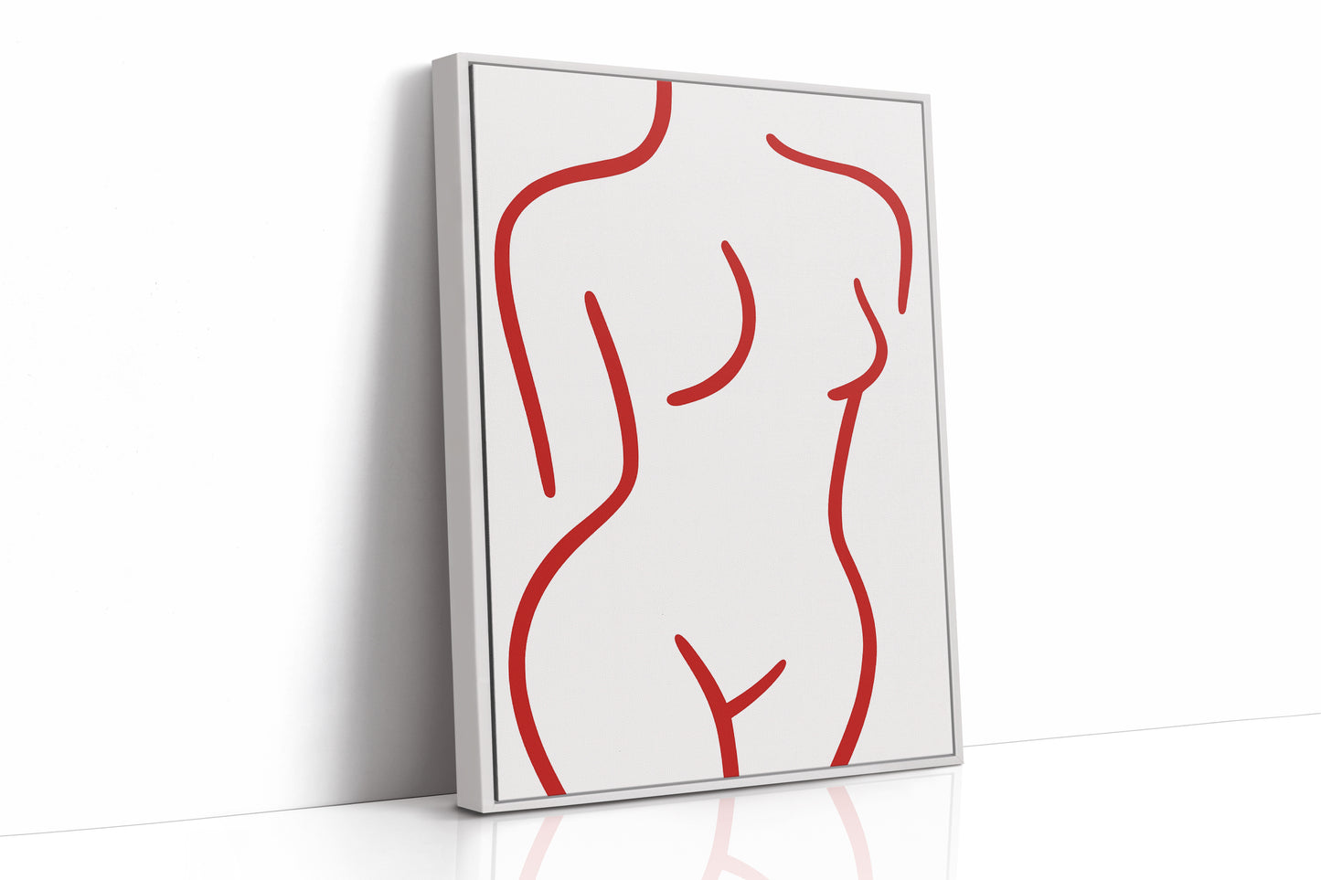 Crimson Lines Dance With Grace