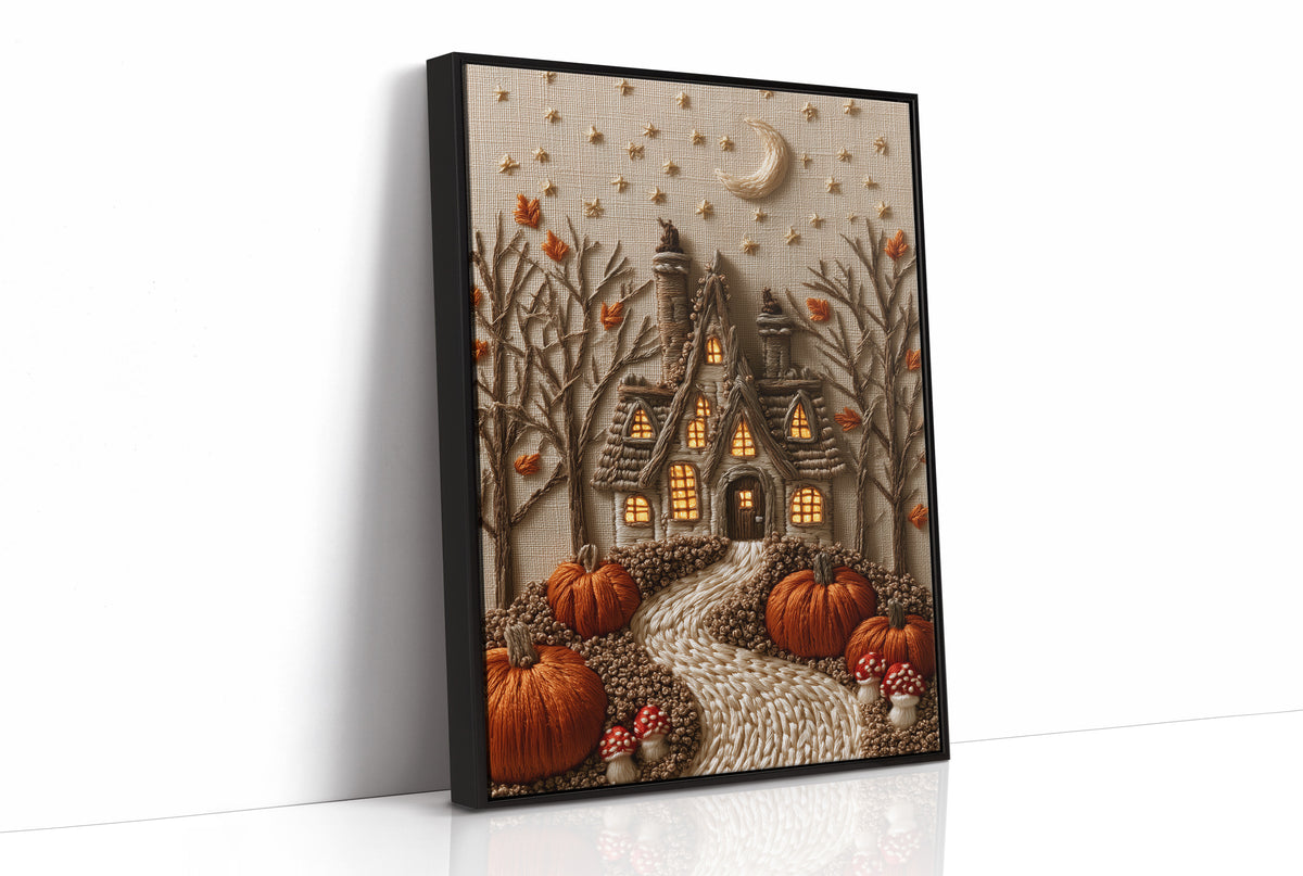 Stitched Cottage, Pumpkin Harvest
