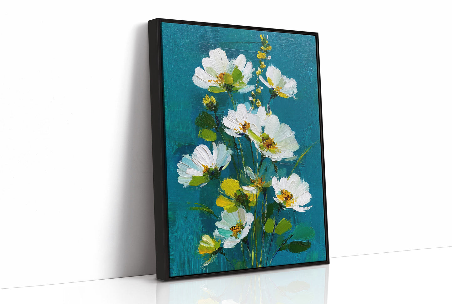 Wild and White Against the Teal
