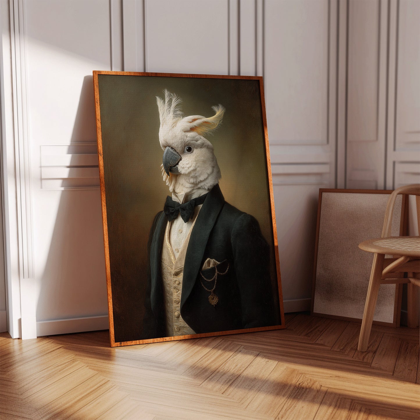 Regal Cockatoo in Formal Attire