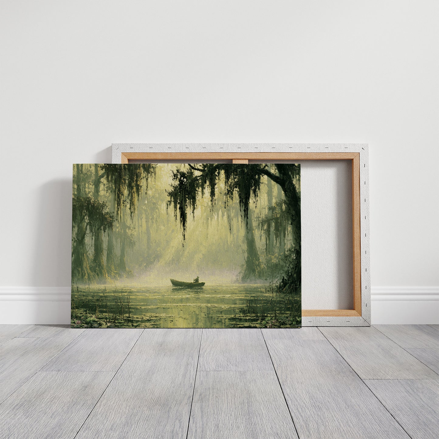 Rowing Through the Green Bayou