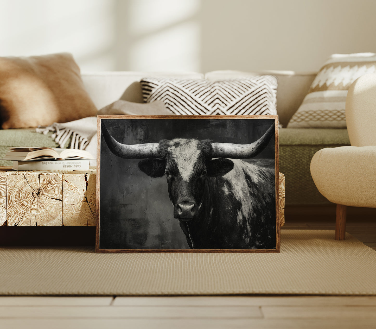 Longhorn Tales At Twilight Hour