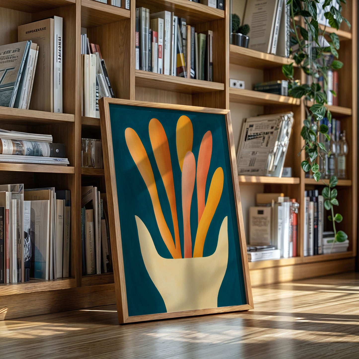 Sunlit Fingers Reach For Sky