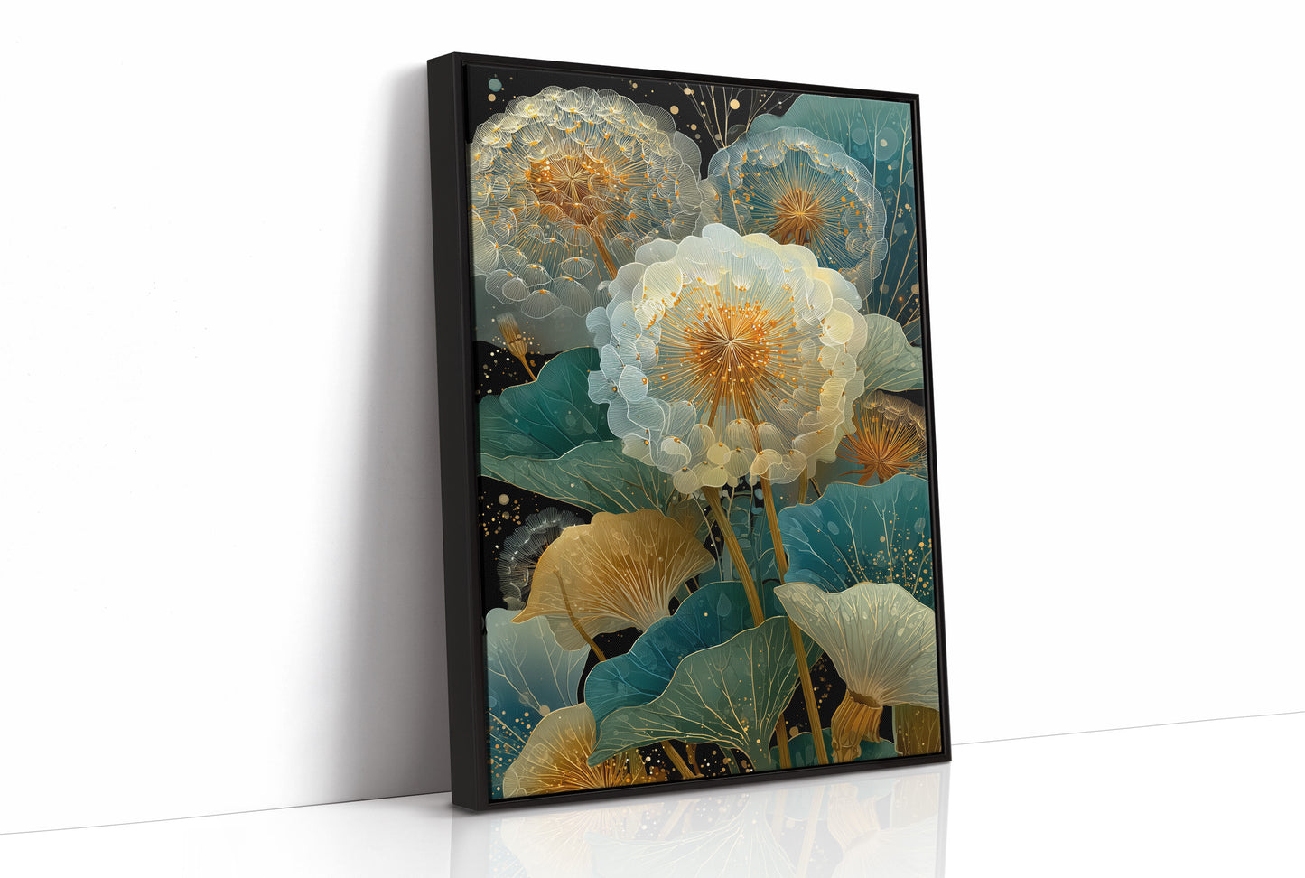 Wishes Written in Gold and Teal