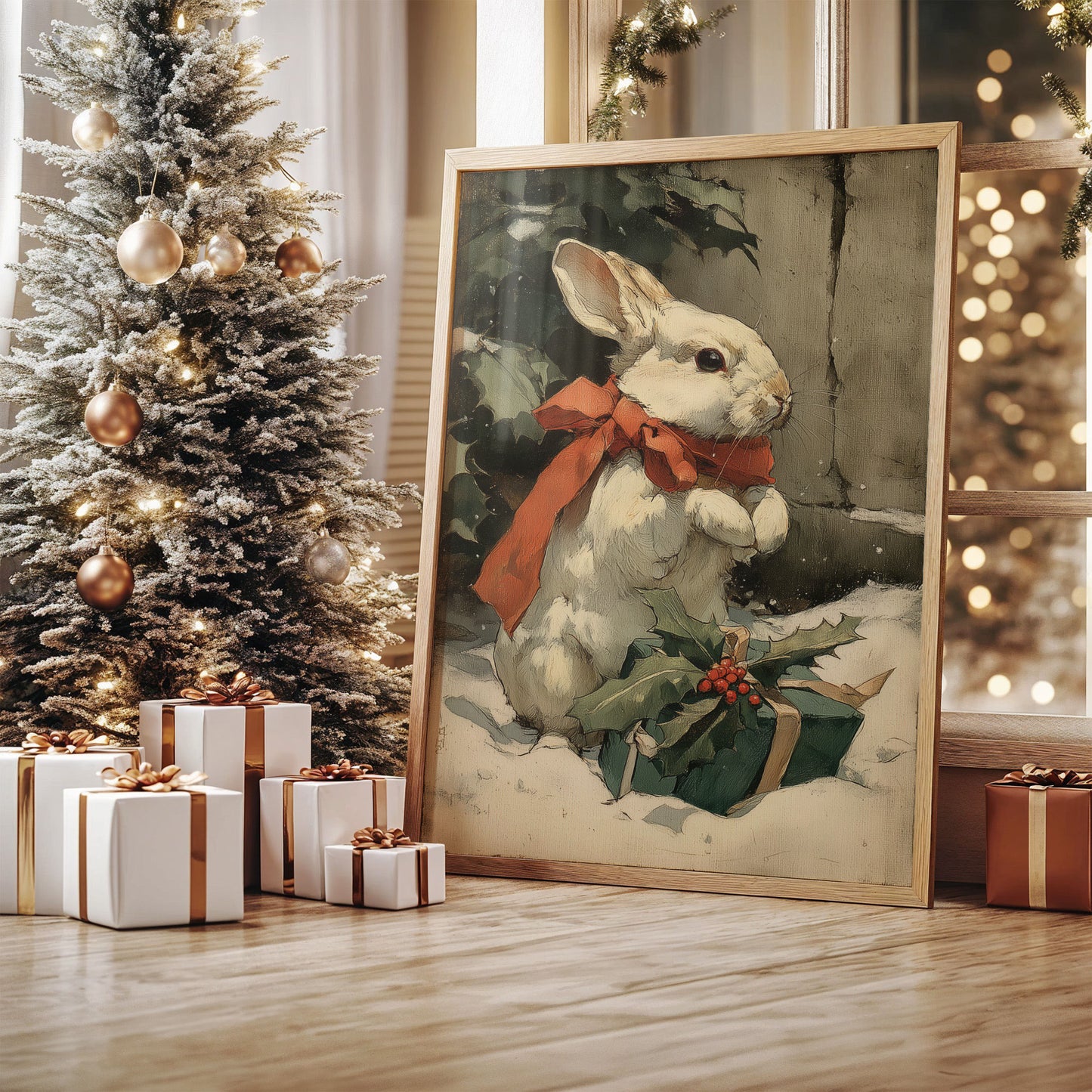 Winter Rabbit Brings Holiday Magic