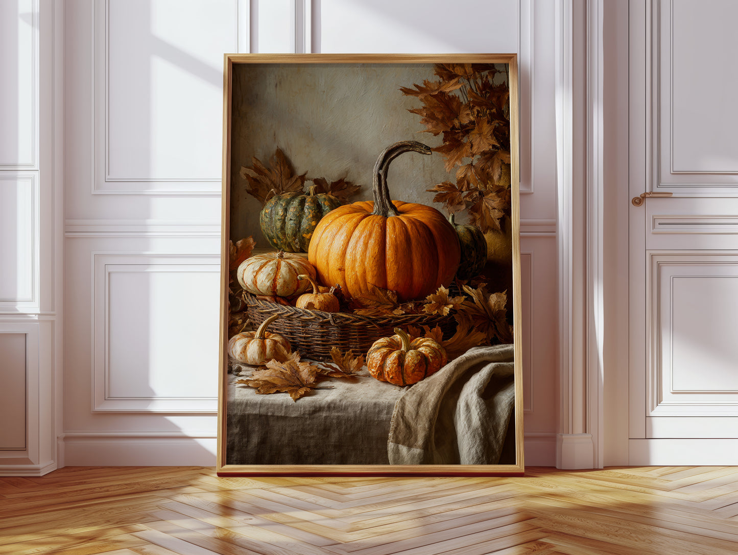 Harvest's Embrace in Autumn's Glow