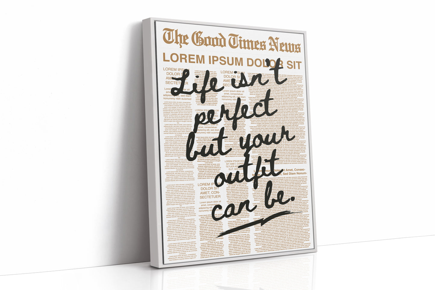 Headlines Dance Through Morning Light