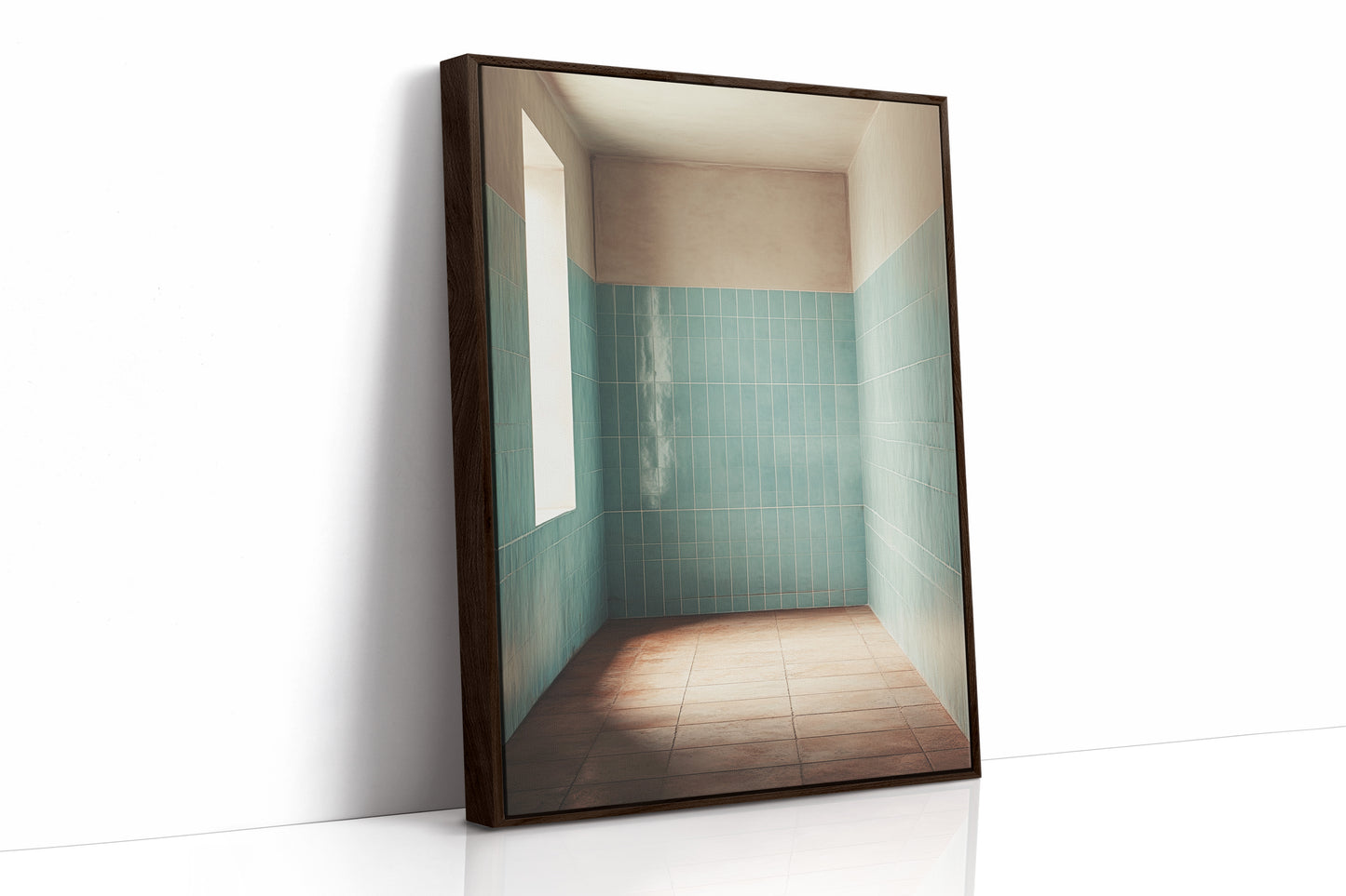 Morning Light Meets Mint Tiles