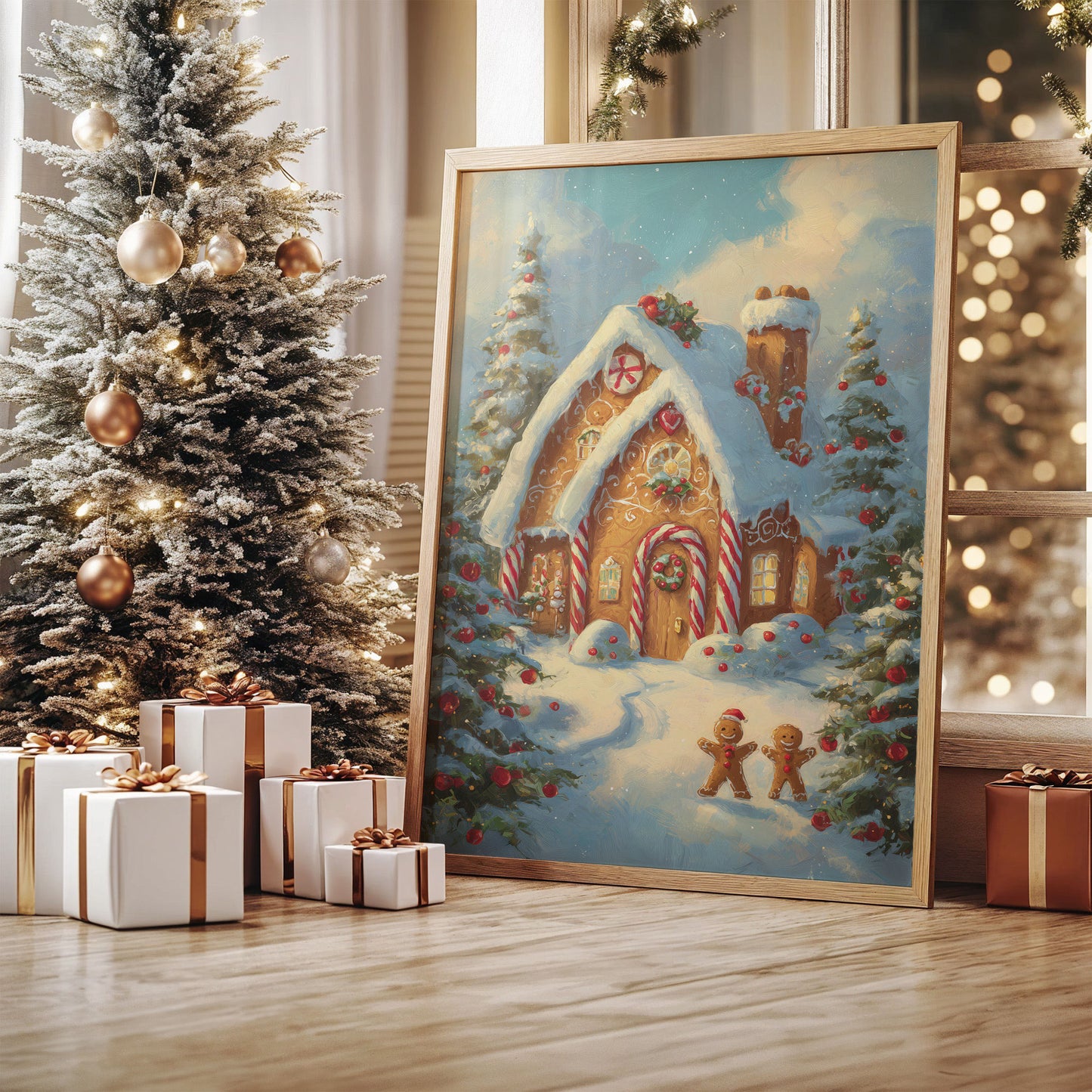 Gingerbread Dreams On Snowy Nights