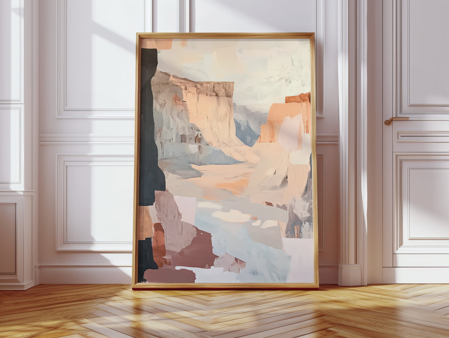 Canyon Light: Abstract Southwest Landscape