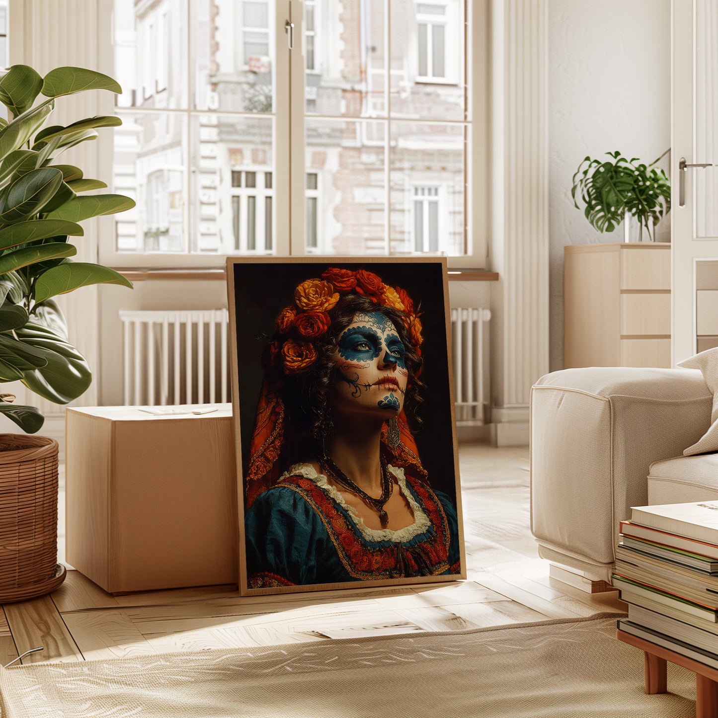 Elegance in Sugar Skull Makeup