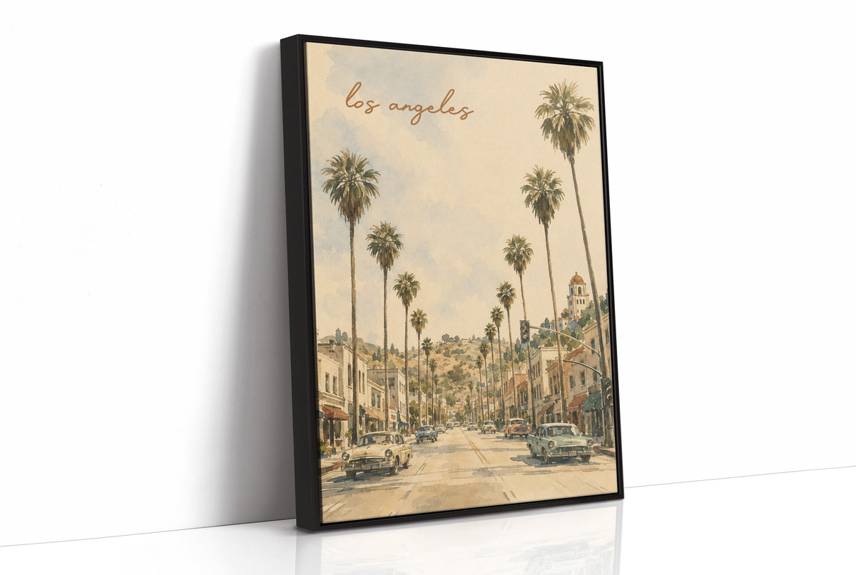 Los Angeles: Palm-Lined Retro Drive