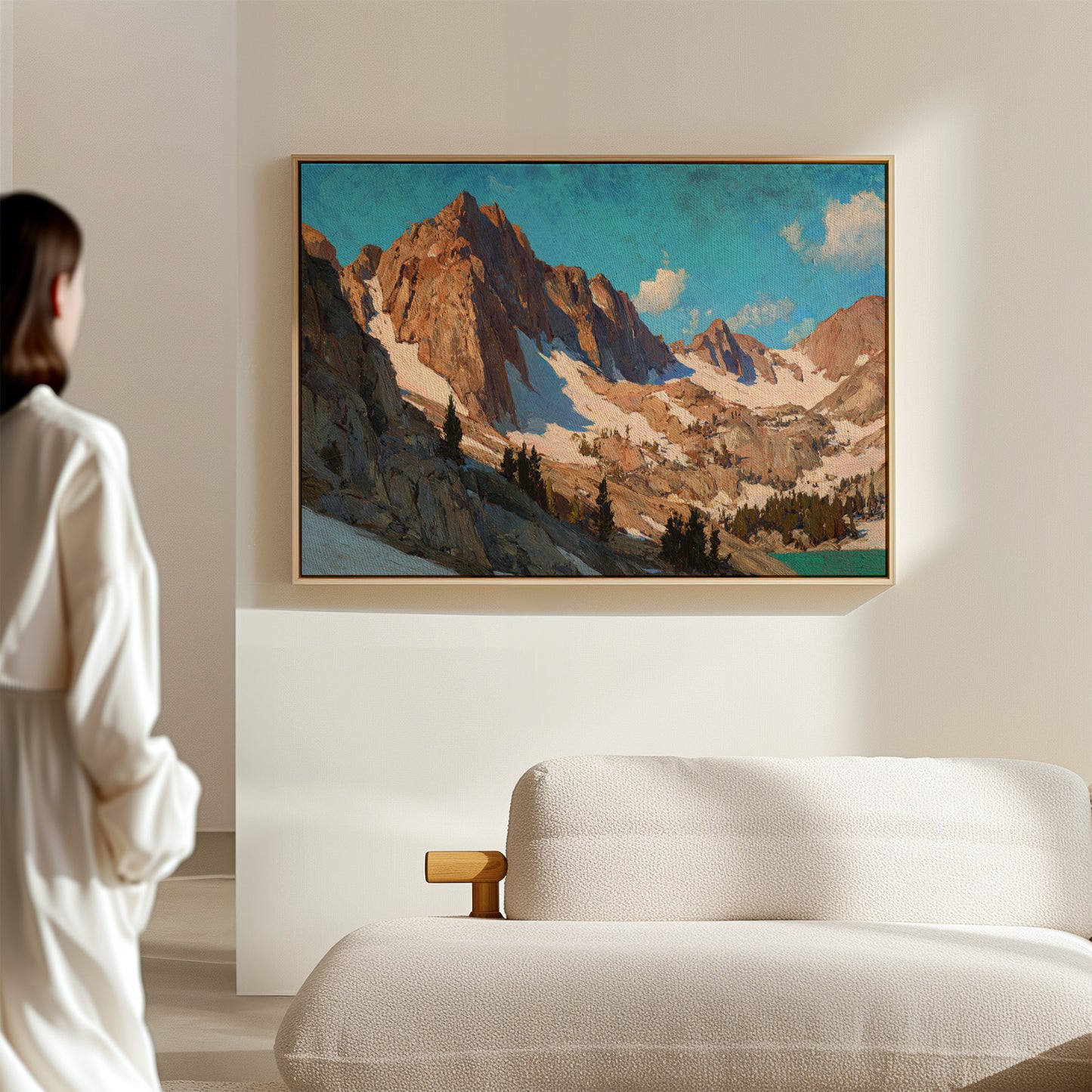 Alpine Peaks Touch Morning Light