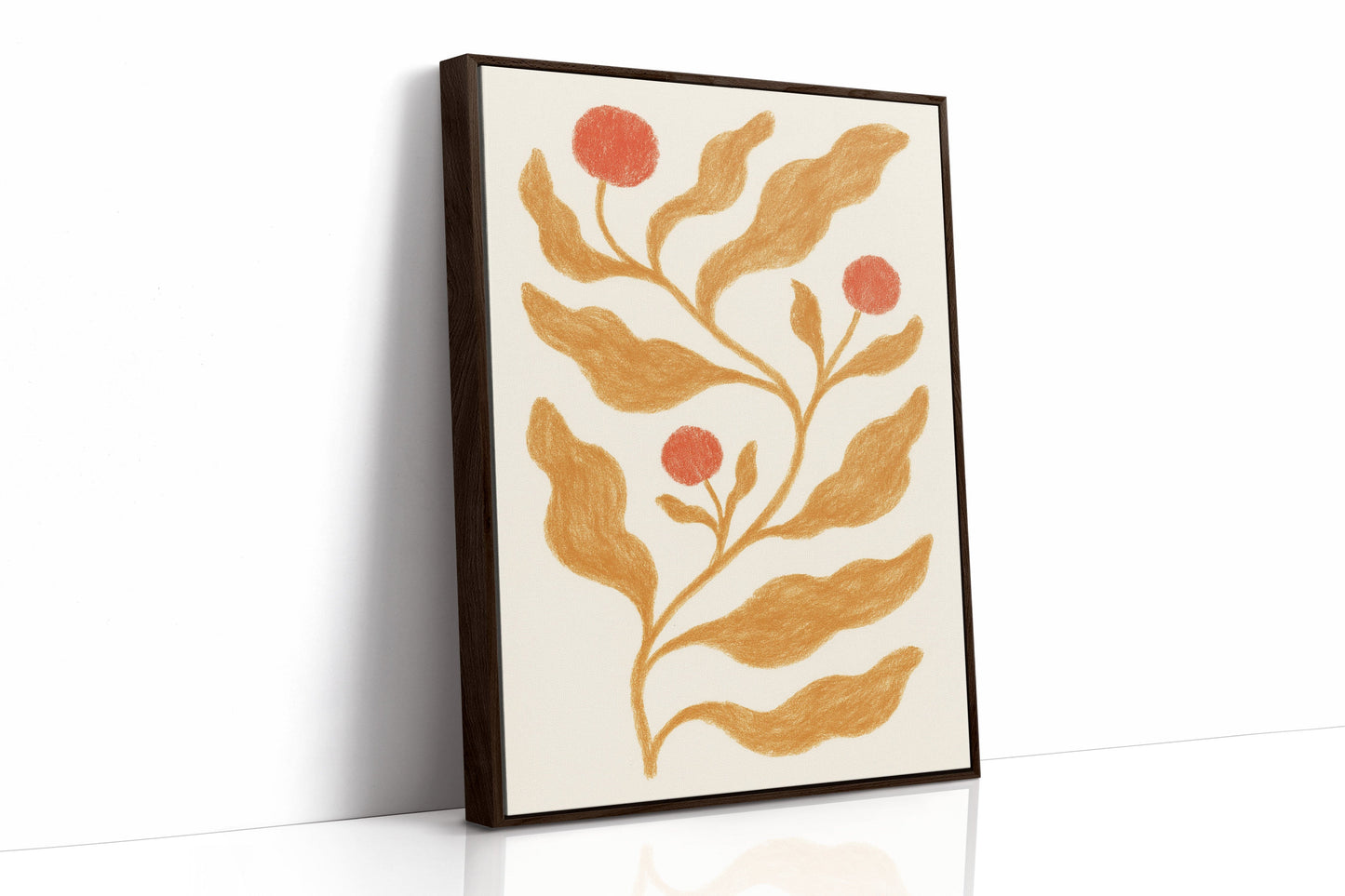 Golden Leaves Hold Coral Stories