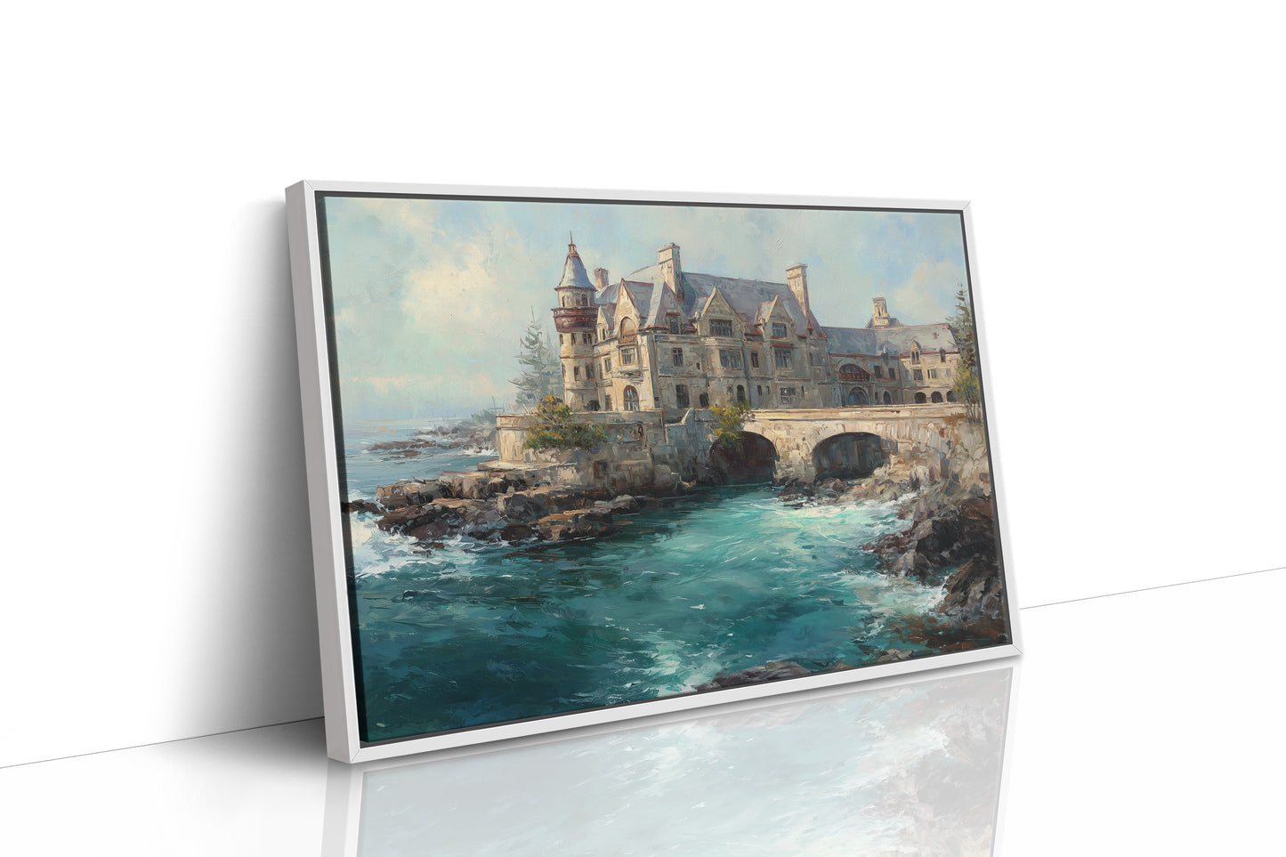 Coastal Manor Meets Turquoise Tide