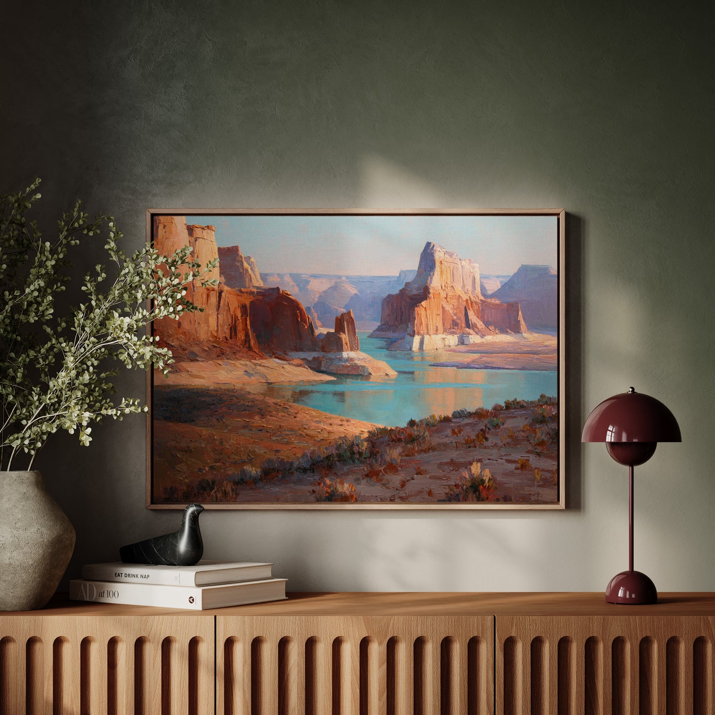 Turquoise Waters Pierce Ancient Stone