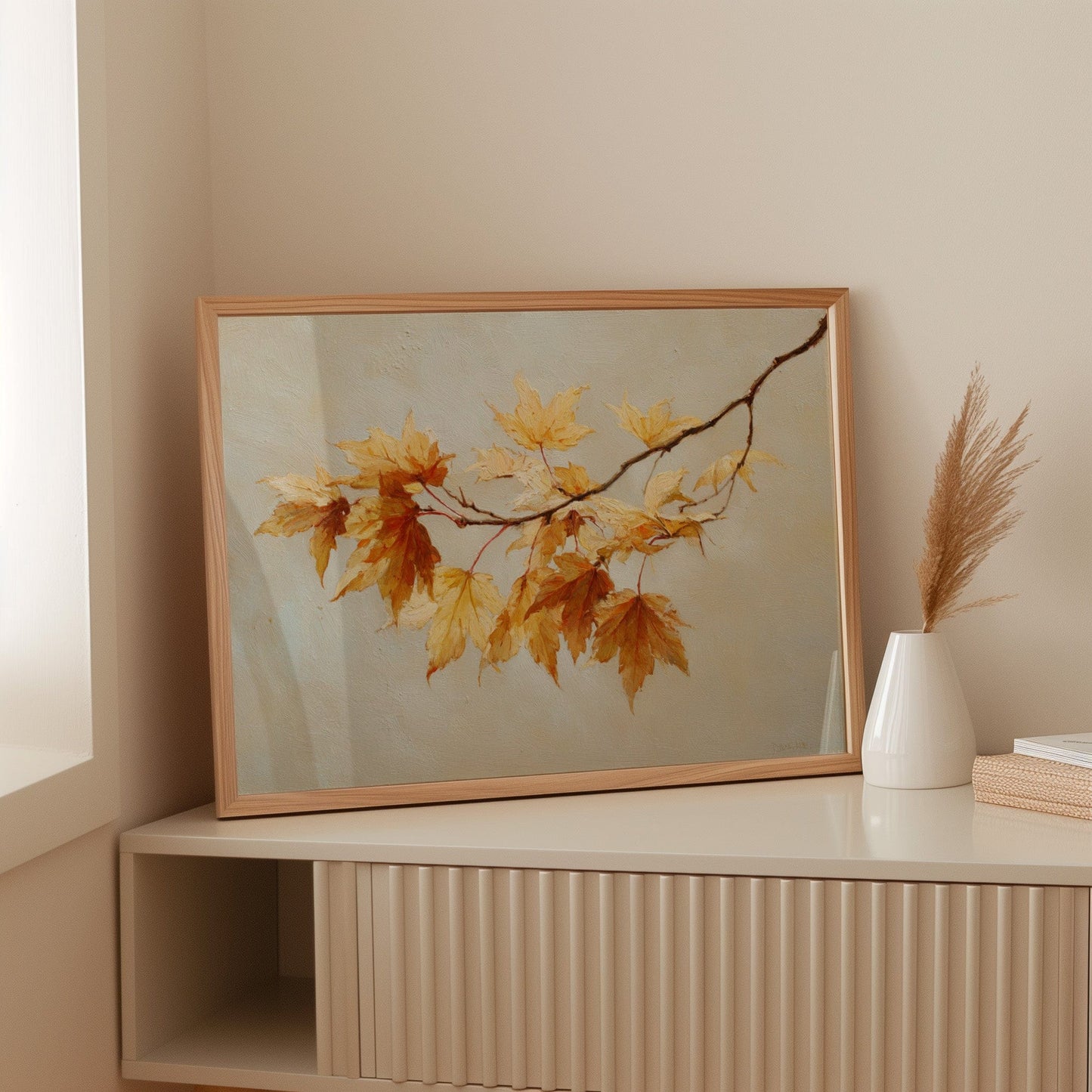 Maple Light Catches October's Glow