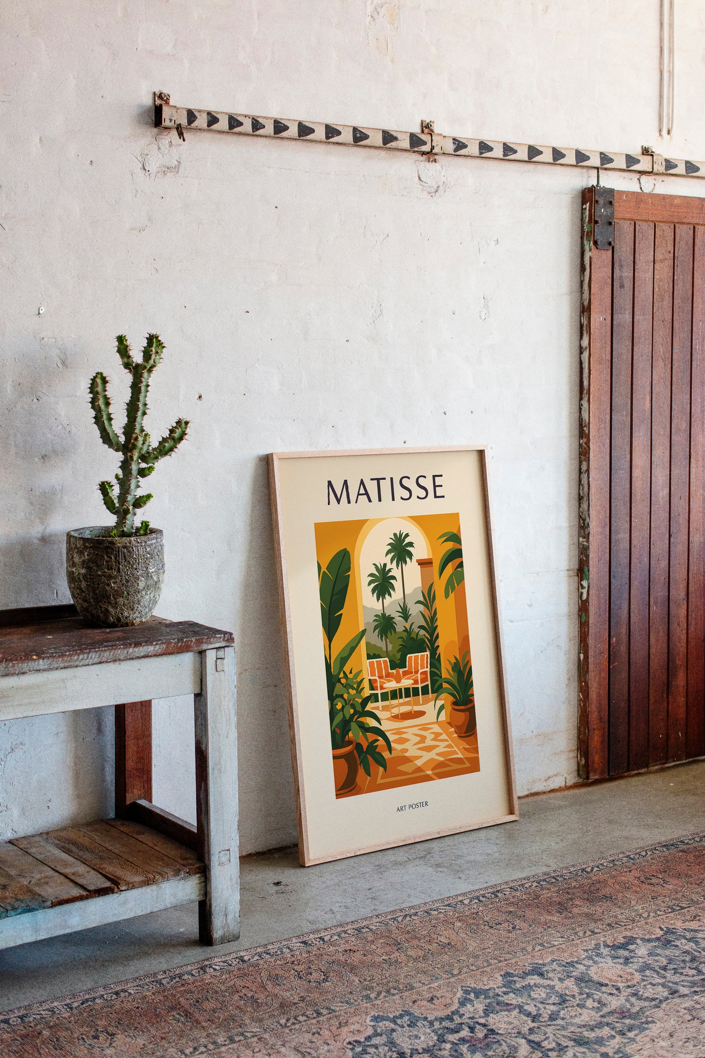 Tropical Archway in Matisse Style