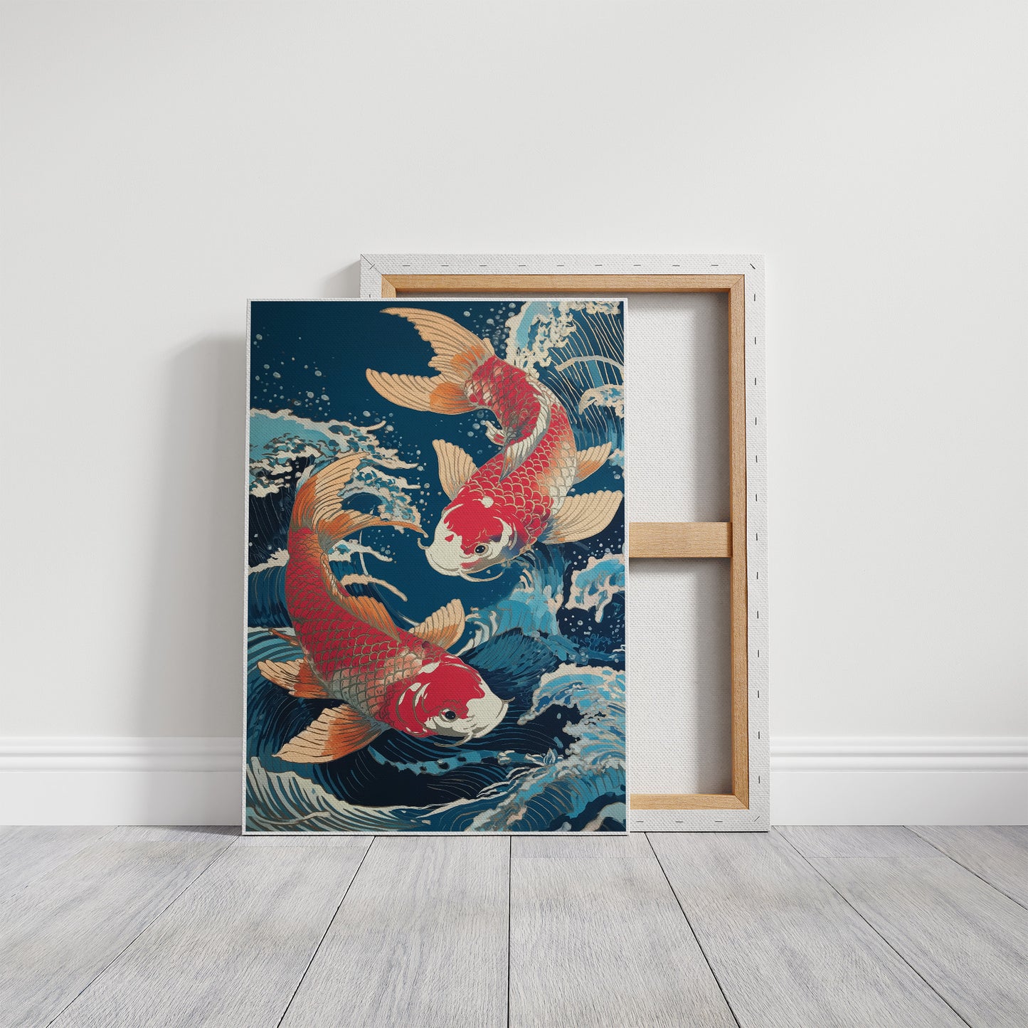 Koi Dance Through Midnight Waters