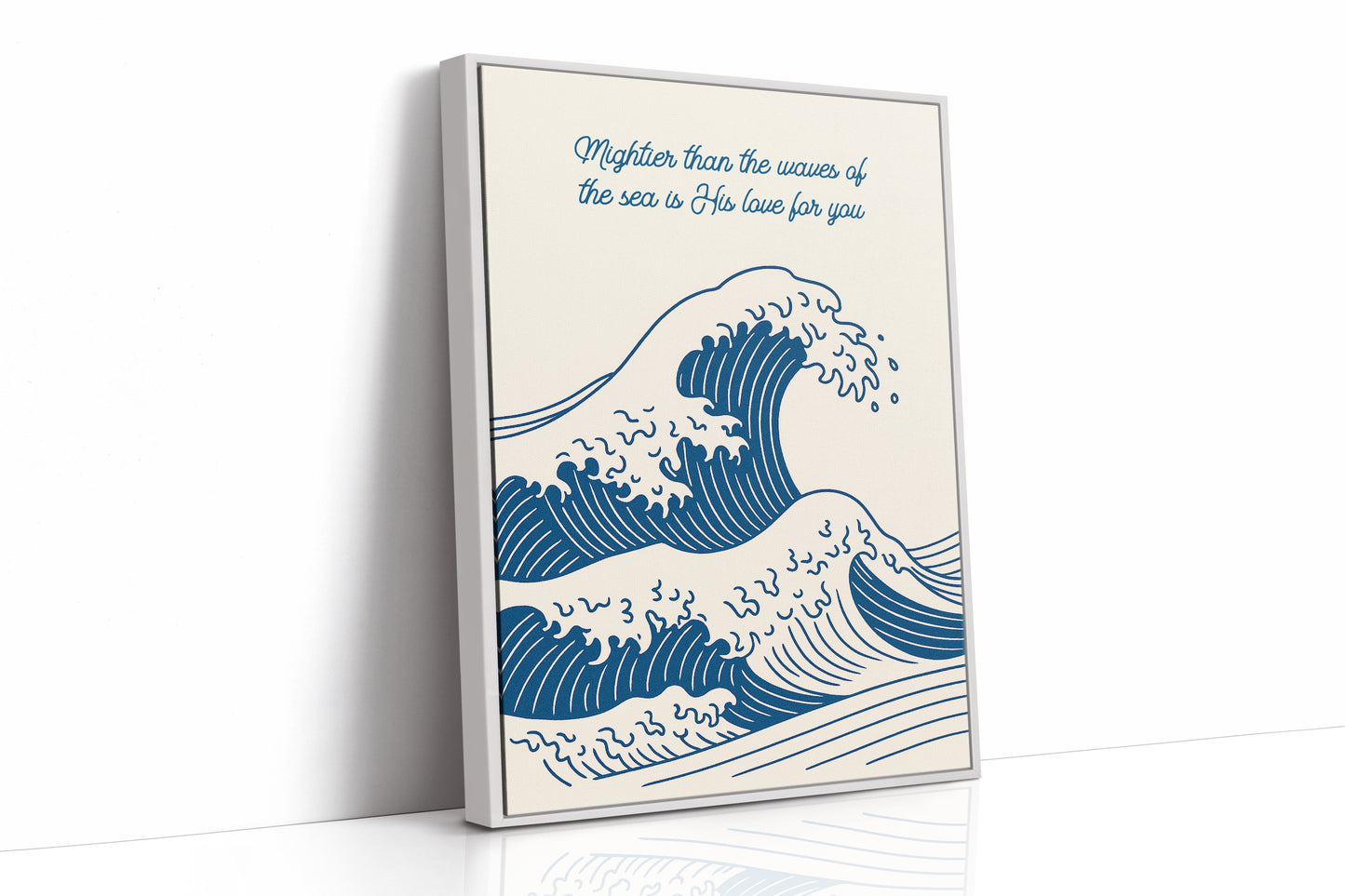Mightier Than the Waves Ocean Print