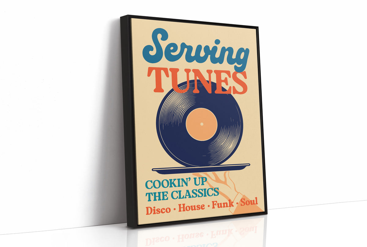 Serving Tunes: Vinyl on a Platter