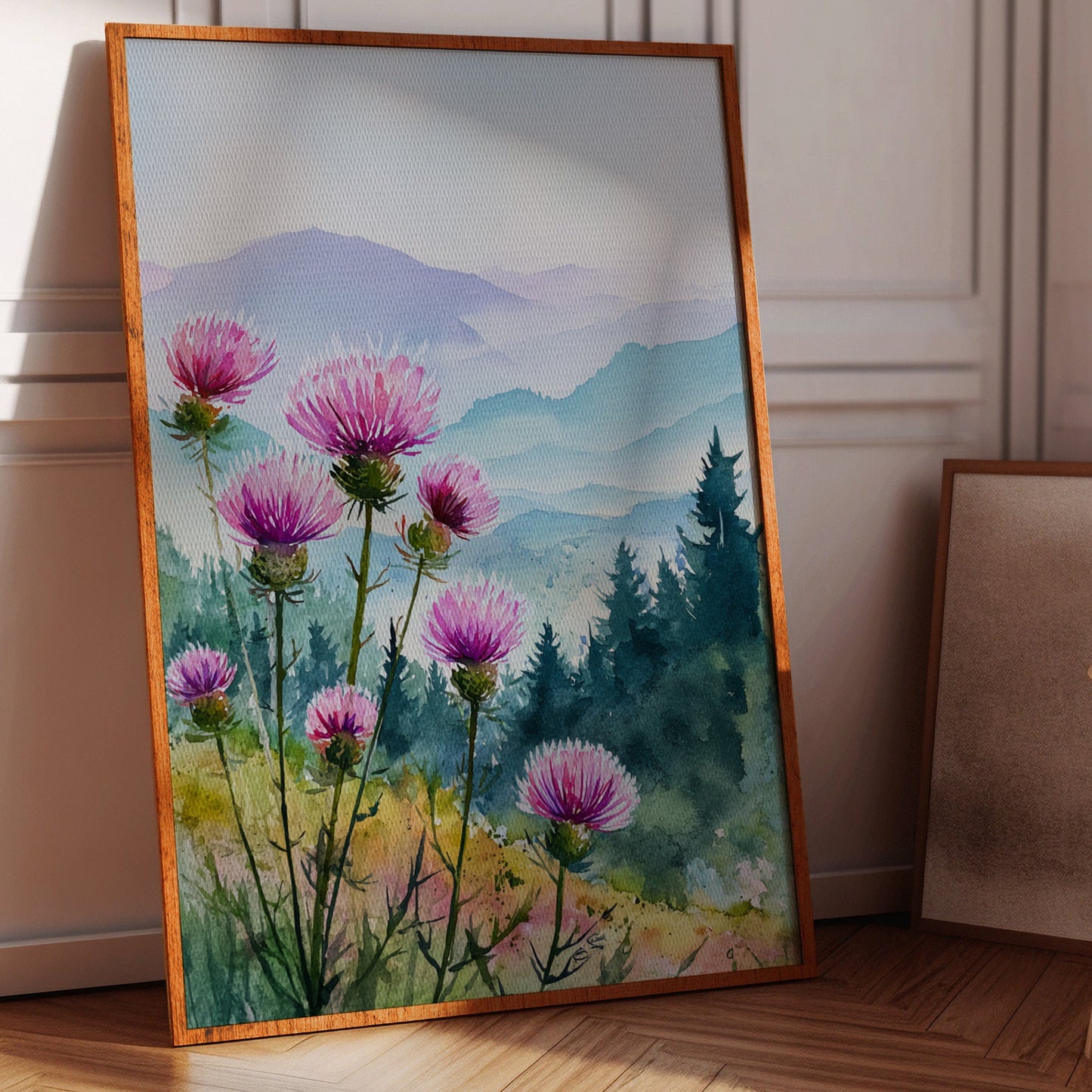Blooming Hillsides in Morning Light