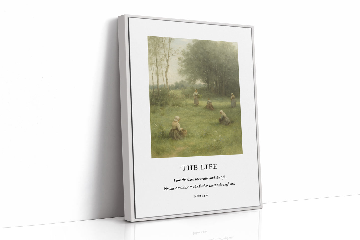 The Life John 14 Pastoral Scripture Print