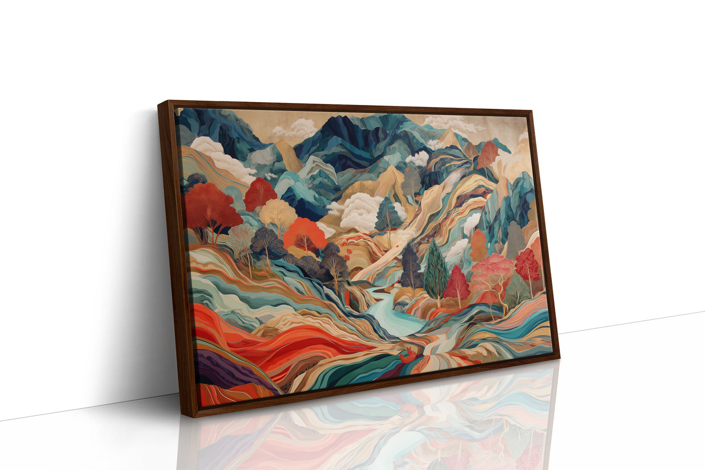 Mountain Rivers Paint Their Stories