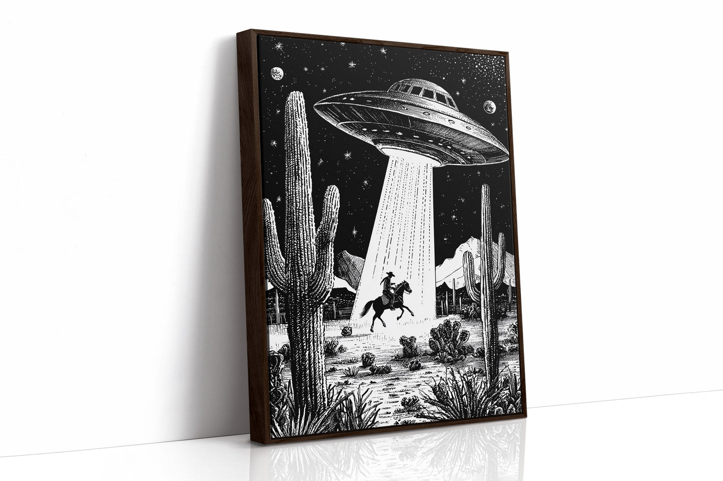 Desert Cowboy Meets Midnight Visitors