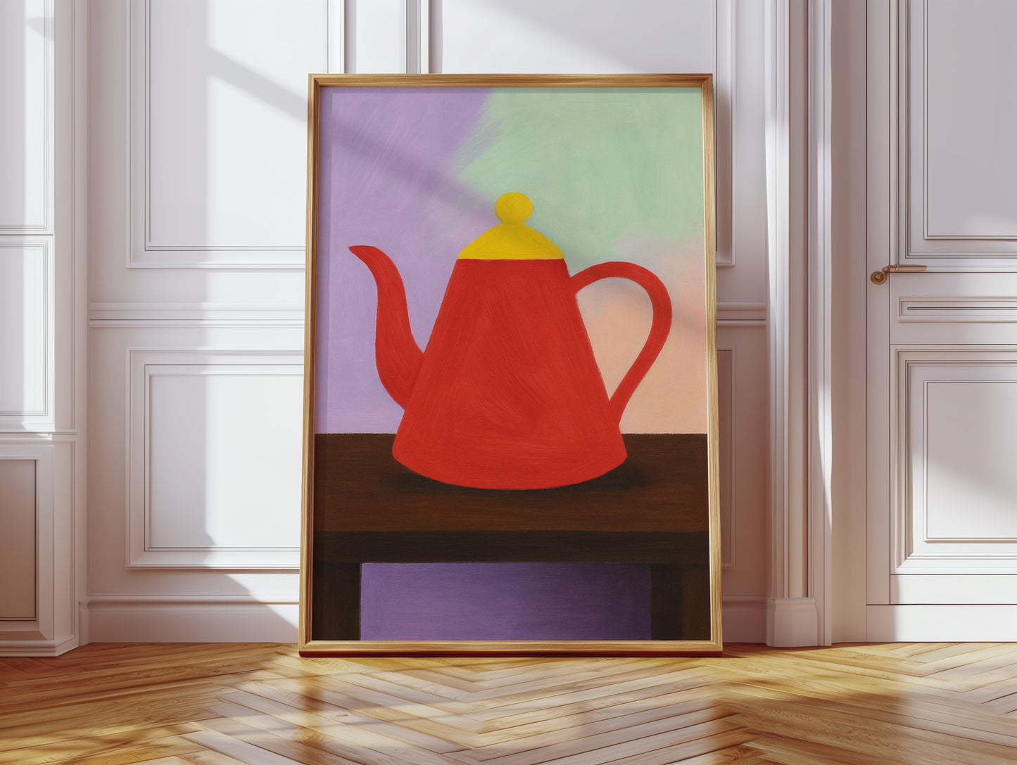 Red Teapot Still Life