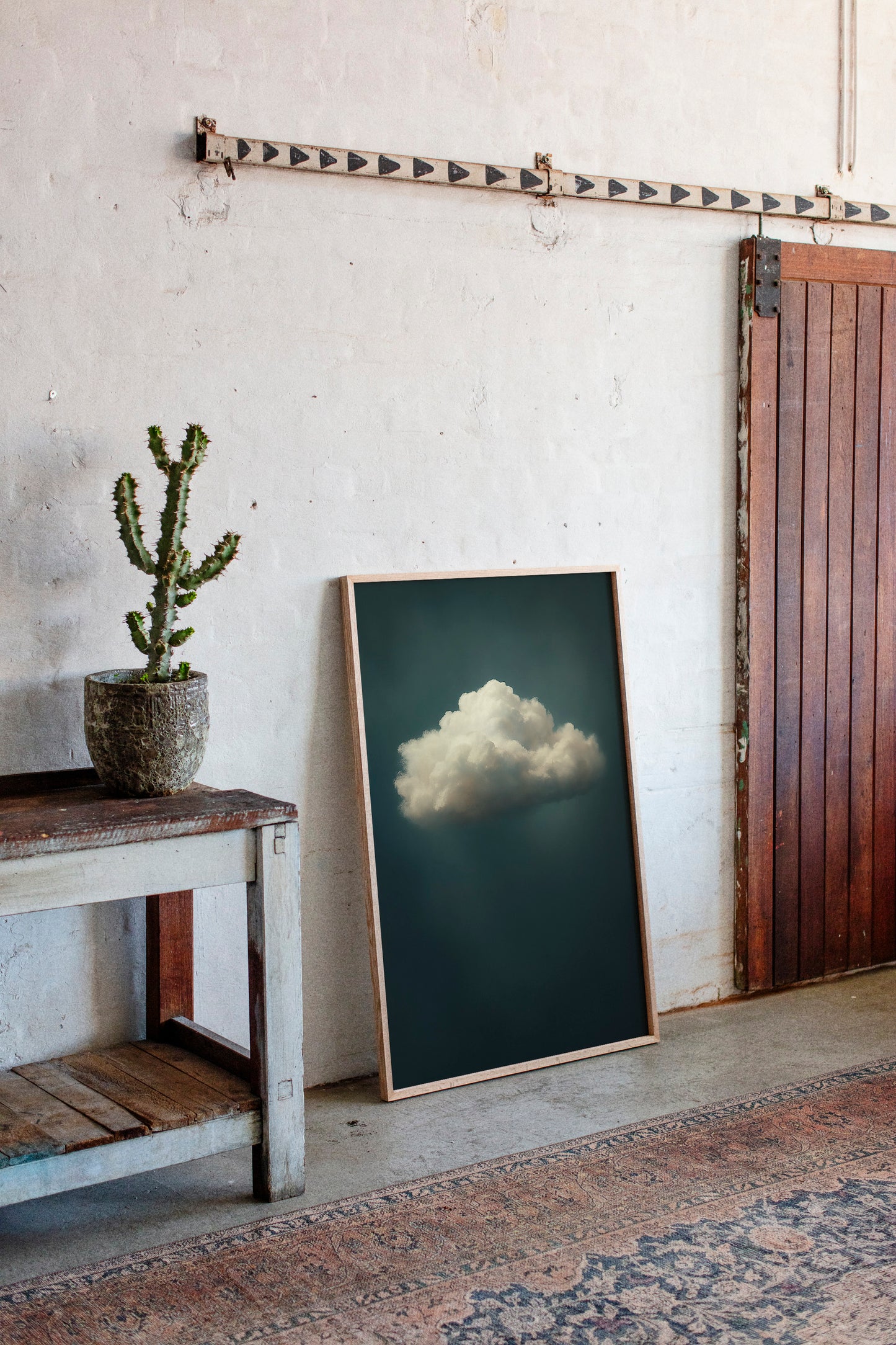 Solitary Cloud in Still Air