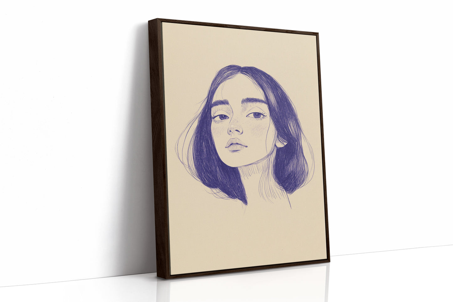 Indigo Lines Tell Silent Stories