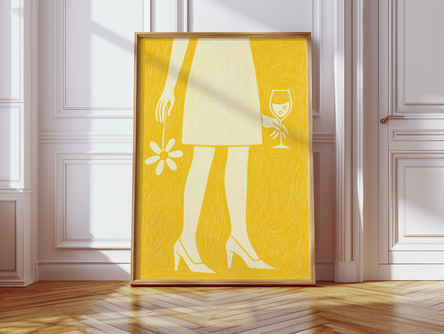 Daisy and Bubbles in Yellow