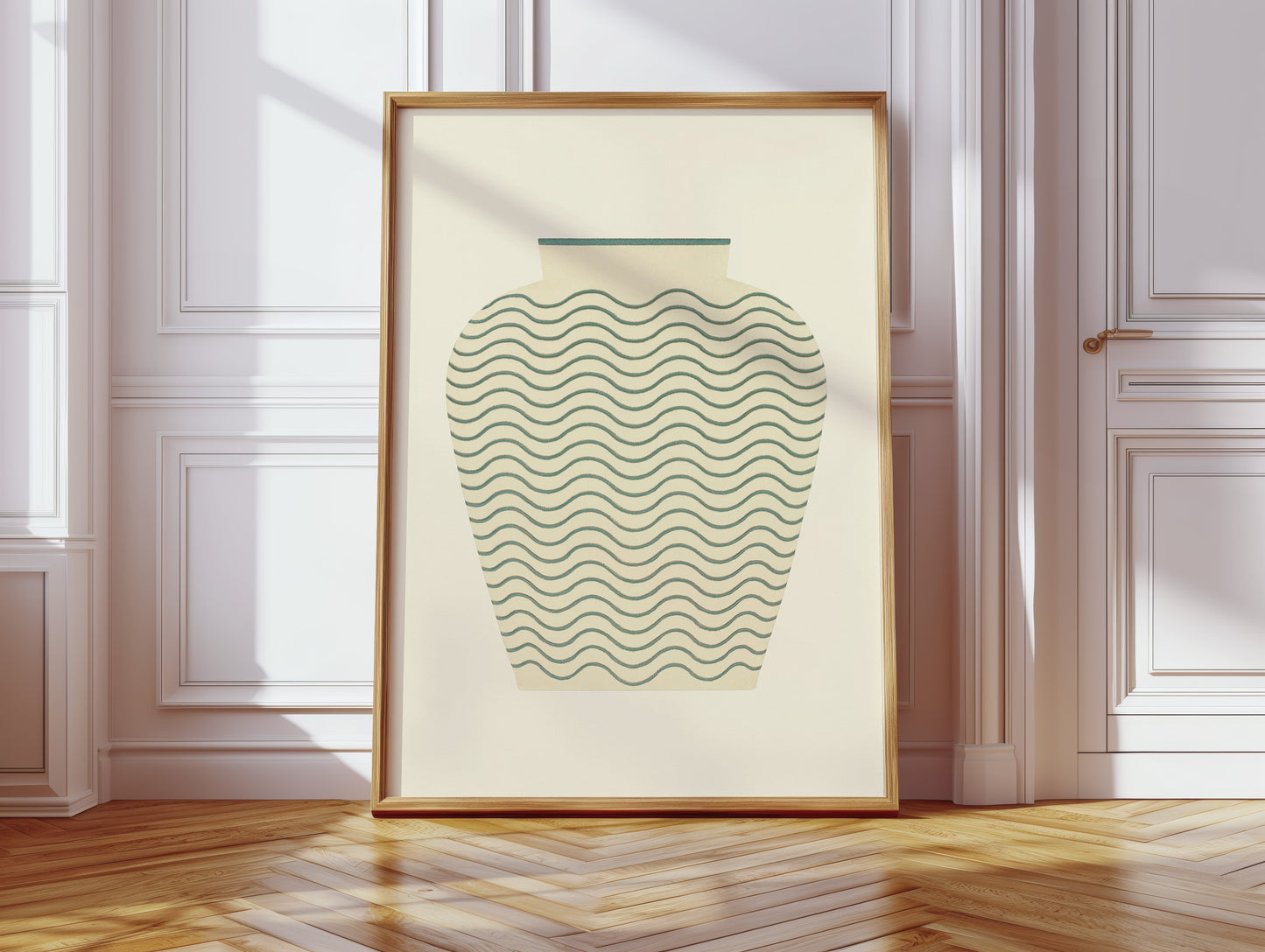 Waves on a Clay Vessel