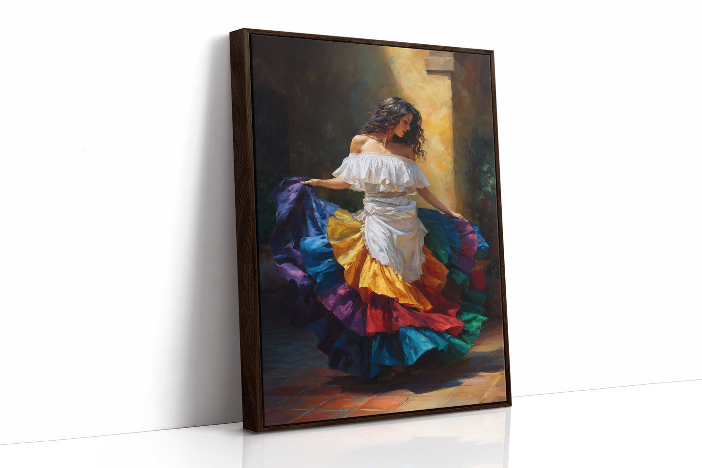 Rainbow Skirts Dance Spanish Sunlight