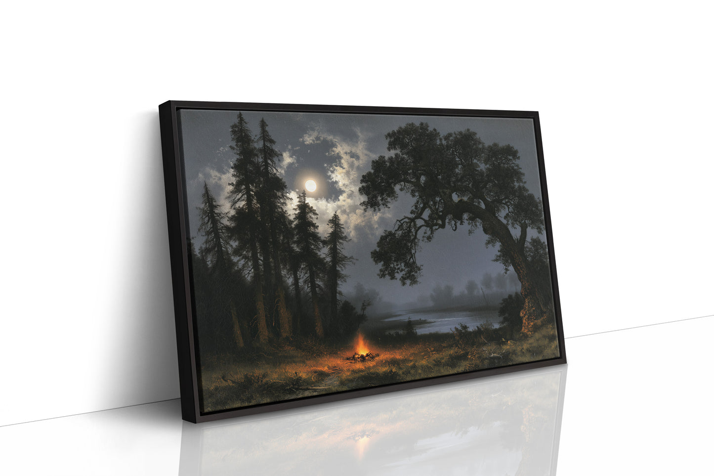 Moonrise, Fire Kept Low