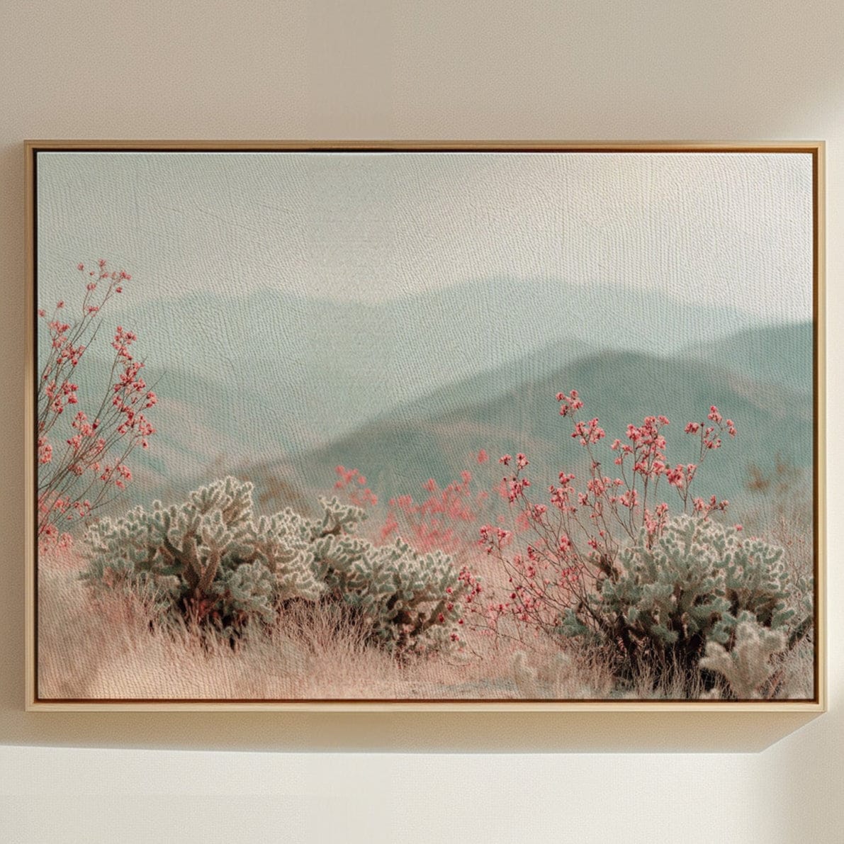 Desert Blossoms Paint Mountain Dreams