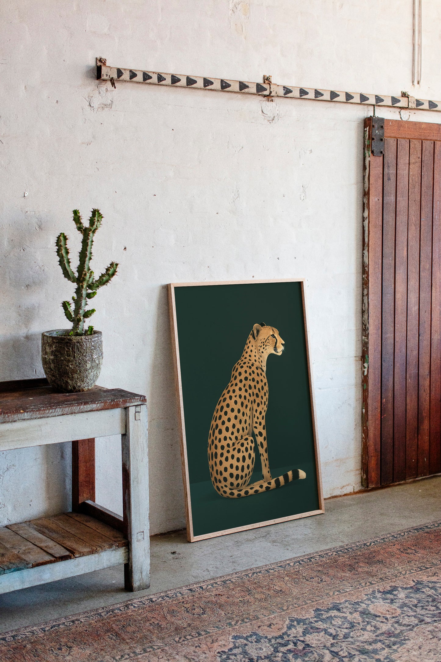 Cheetah Grace on Emerald