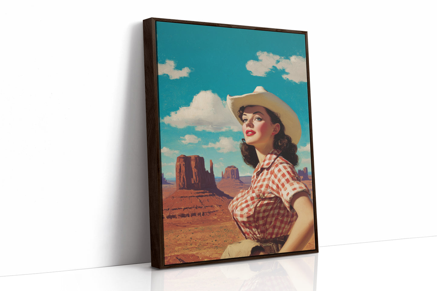 Red Gingham Meets Monument Valley