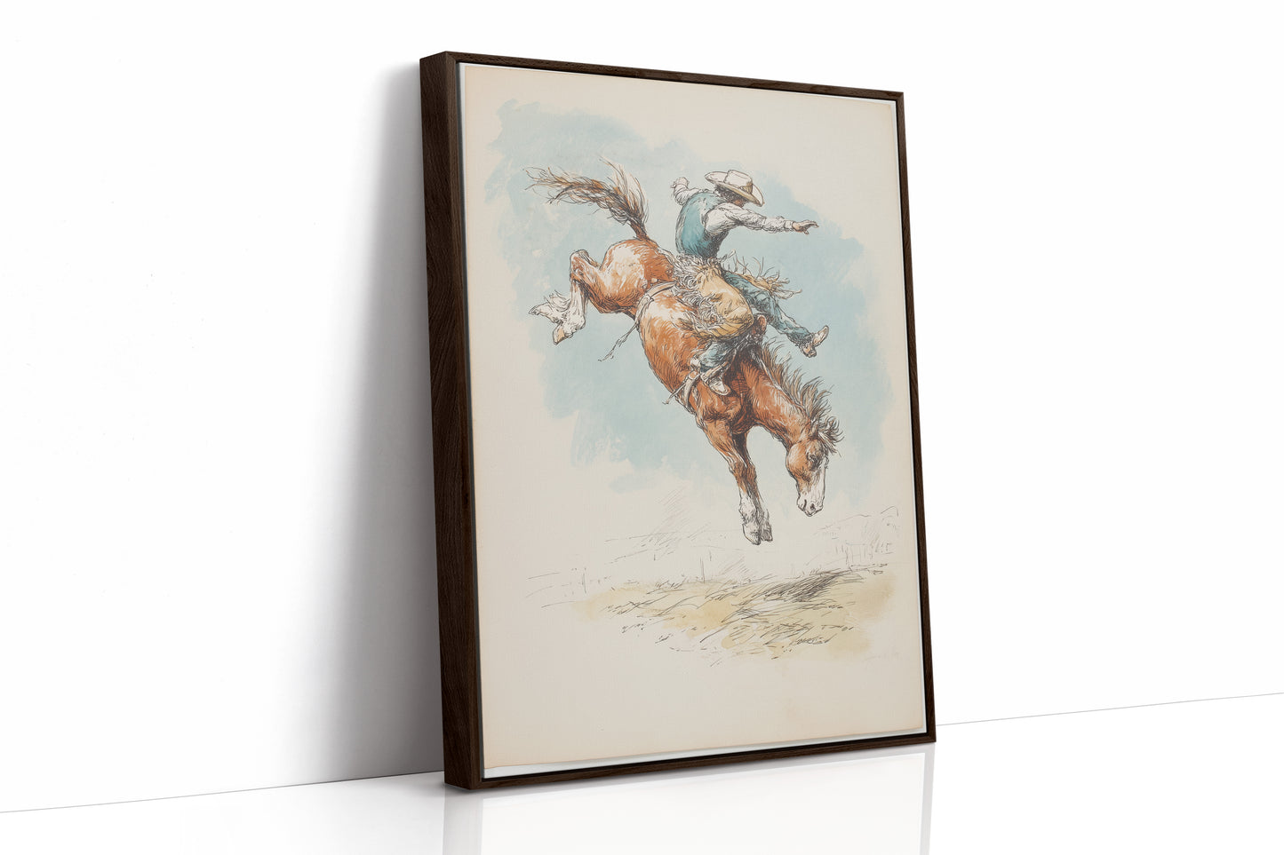 Wild Bronco Writes Sky Poetry