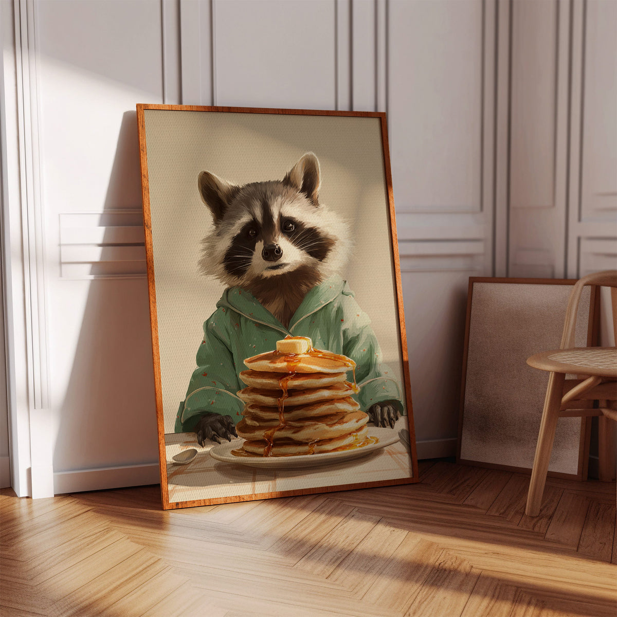 Morning Feast with a Furry Friend