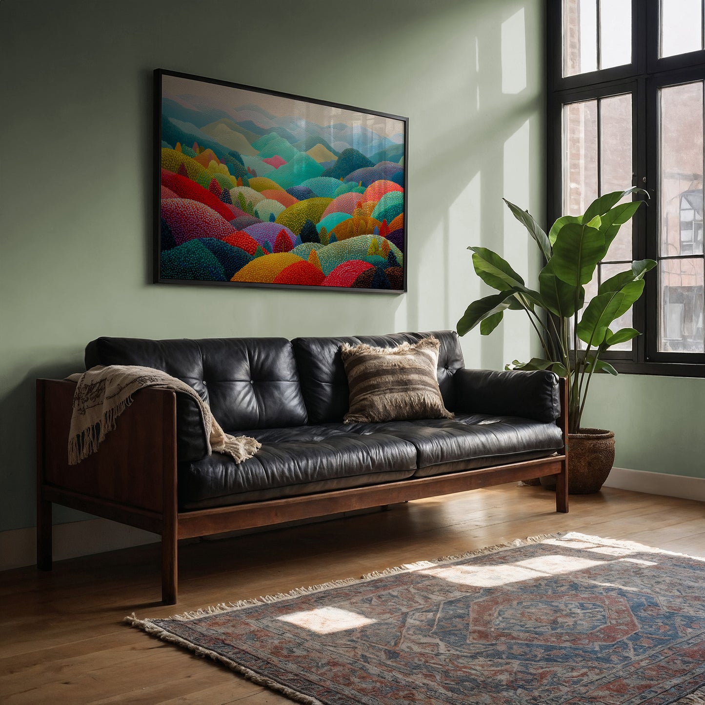 Rolling Hills Paint Summer's Rainbow Song