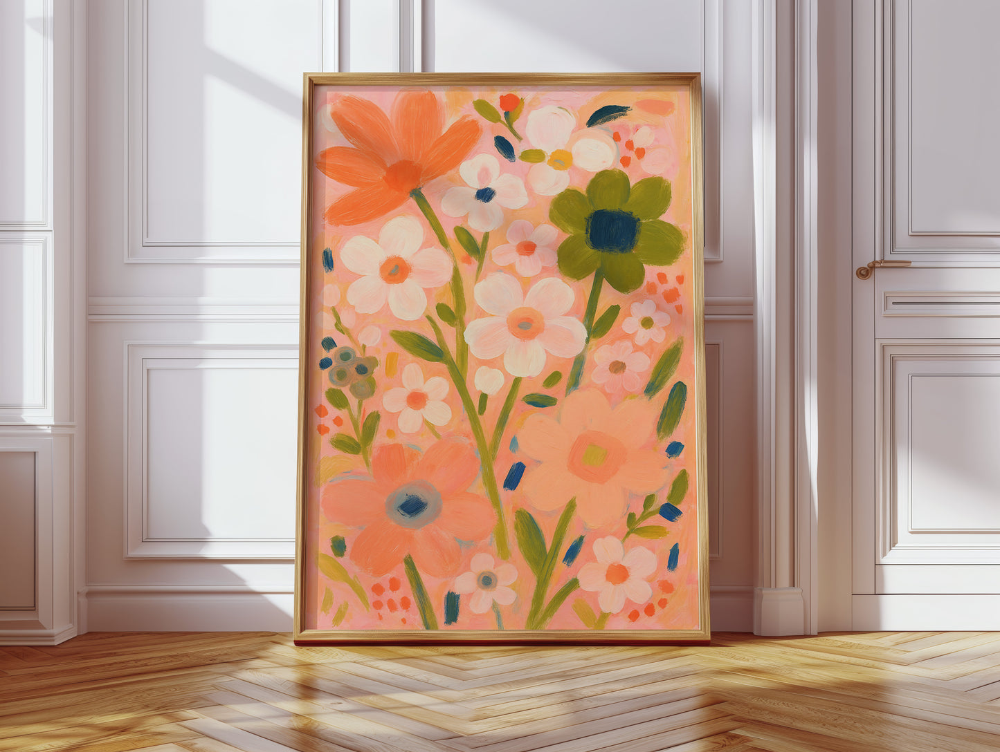 Blush Garden in Full Bloom